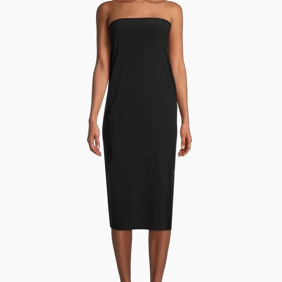 Norma Kamali Black All-In-One Multi-Wear Dress Long Sleeve Shift Skirt Strapless - Picture 14 of 16